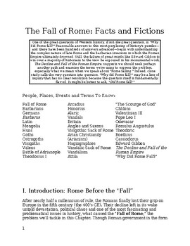 Preview of Fall of Roman Empire: Fact and Fiction