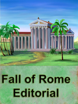 Preview of Fall of Rome Editorial Lesson Plan