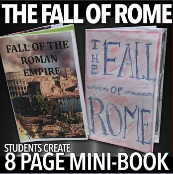Preview of Fall of Rome Mini-Book Project (Roman Empire)