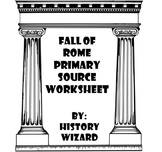 Fall of Rome Primary Source Worksheet
