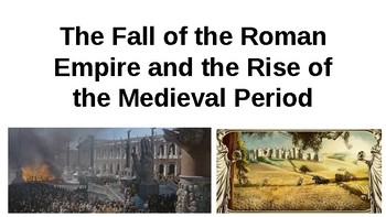 Preview of Fall of the Roman Empire and Rise of the Middle Ages PPT presentation
