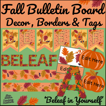 Preview of Fall or Halloween Bulletin Board & Door Display Ideas - Classroom Decor