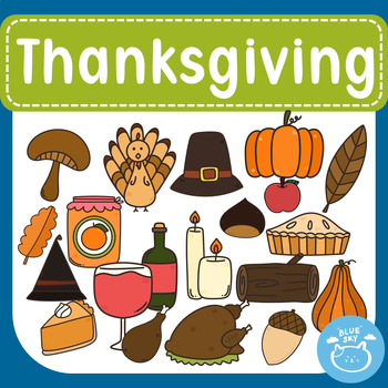 Preview of Fall thanksgiving clipart