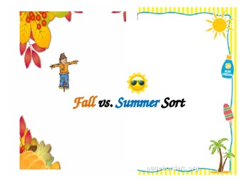 Preview of Fall vs. Summer Simple Sort