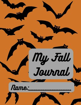Preview of Fall writing  Journal