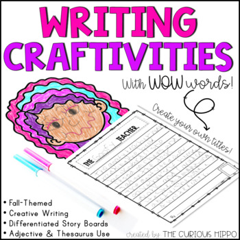 Preview of Fall writing craft activities