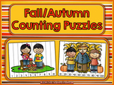 Fall/Autumn Counting Puzzles