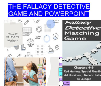 Preview of Fallacy Detective Matching Game Bundle