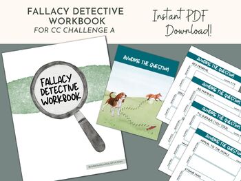 Preview of Fallacy Detective Workbook for CC Challenge A Logic