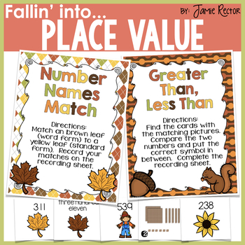 Preview of Place Value Activities | Centers, Printables, & 100s Charts