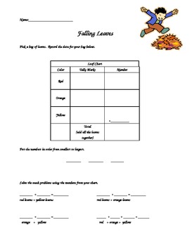 Preview of Falling Leaves - graphing - math