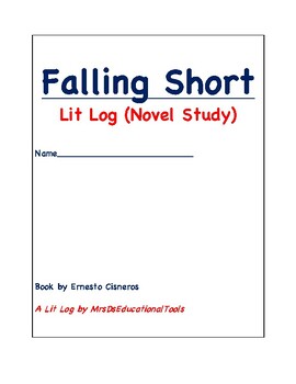 Preview of Falling Short Lit Log (Novel Study)