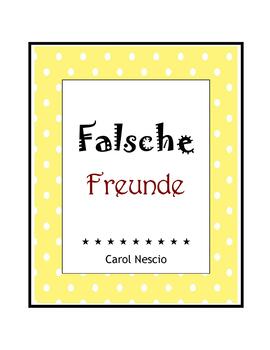 Preview of Falsche Freunde ~ German False Cognates ~ Partner Game + Word Search & Meanings