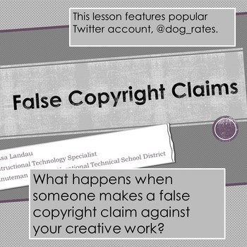 Preview of False Copyright Claims