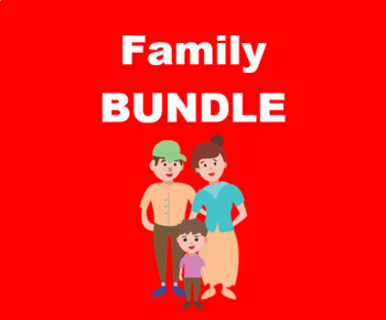 Preview of Famiglia (Family in Italian) Bundle