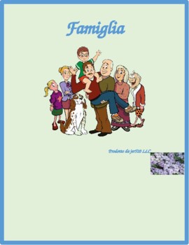 Preview of Famiglia (Family in Italian) Desk Mat