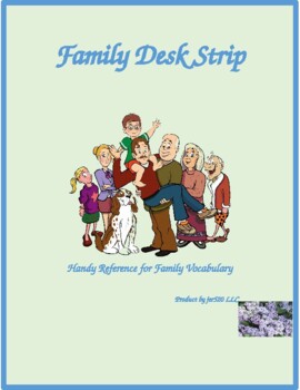 Preview of Família (Family in Portuguese) Desk Mat