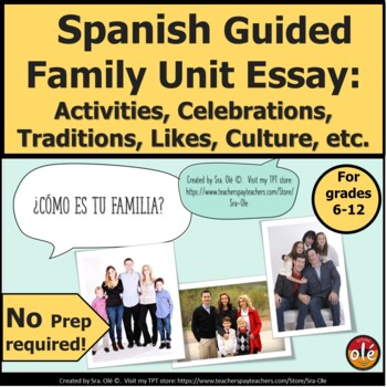 family essay in spanish