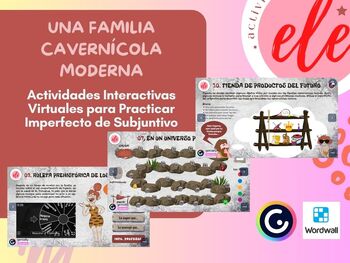 Preview of Familia cavernícola moderna. Actividades interactivas-Imperfecto del subjuntivo
