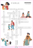 Familie Familienmitglieder - Wortschatz Spiel Rätsel A2 Übung