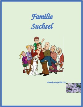 Preview of Familie (Family in German) Wordsearch for Differentiated Learning