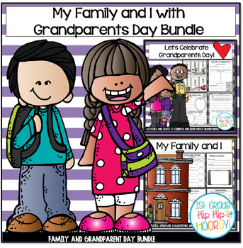 Preview of Family Bundle with My Family and I and Grandparents Day Activities!