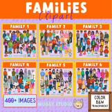 Families Clip Art Bundle {Family Tree Clip Art}