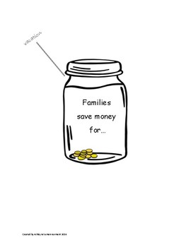 Preview of Families Save Money Word Map