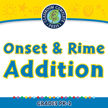 Preview of Word Families Short Vowels: Onset & Rime Addition - NOTEBOOK Gr. PK-2