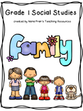 Families Unit - Grade 1 Social Studies