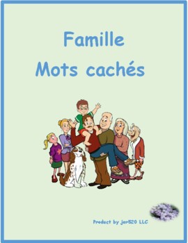 Famille (Family in French) Wordsearch for Differentiated ...