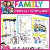 All About My Family Activities Pack | Math & Literacy Cent