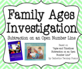 Family Ages Investigation: Subtraction on an Open Number Line