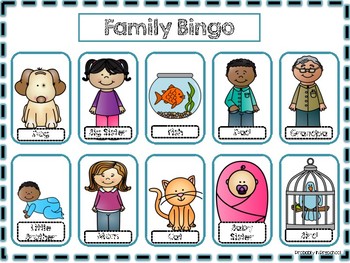 Online Family Bingo Game
