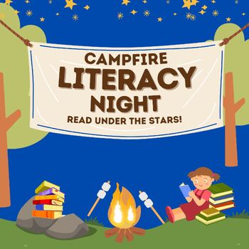 Preview of Family Campfire Literacy Night "Make and Take" Activities, Plans, Templates