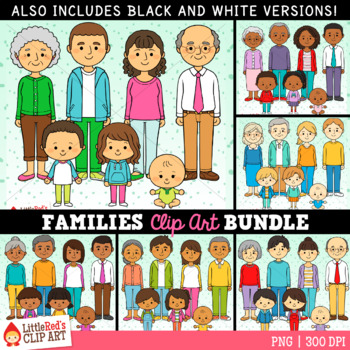 a picture of a family clipart cute