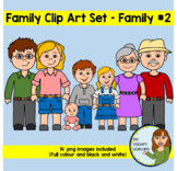 Family Clip Art Set #2