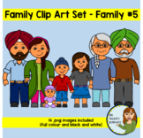 Family Clip Art Set #5