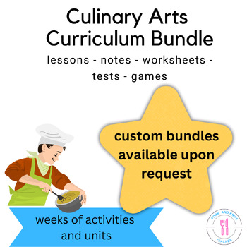 Preview of Family Consumer Science FCS Cooking Culinary And Bakeshop Bundle
