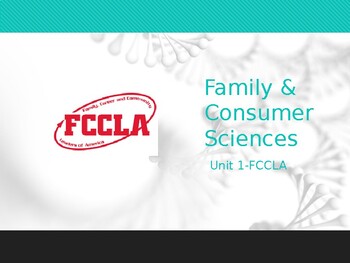 Preview of Family & Consumer Science Unit 1-FCCLA