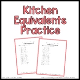 Family & Consumer Sciences: Kitchen Equivalents Practice