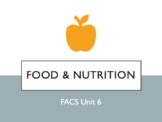 Family & Consumer Sciences Unit 6 Food & Nutrition