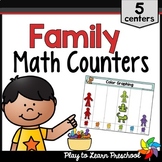 Family Counters - Math Centers for Preschool and PreK