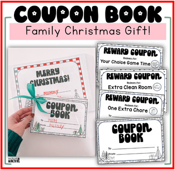 Preview of Family Coupon Book Parent Christmas Gift from Students