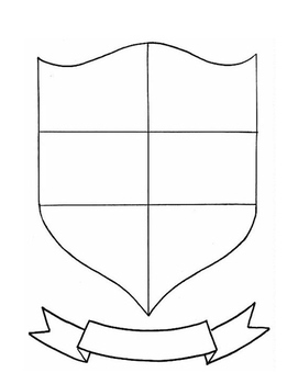 Family Crest Coat Of Arms Directions Rubric Shield Templates