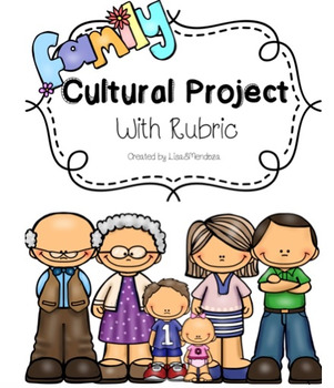 Preview of Family Cultural Project - Editable