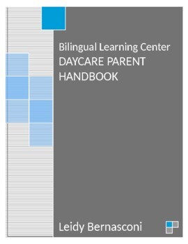 Preview of DAYCARE Handbook + Contract CHILDCARE *FULL VERSION*
