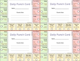 Family Daily Punch Card