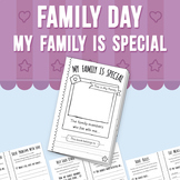 Family Day - My Family is Special (Distance Learning Activity)