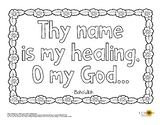 Family Devotional on Healing - Baha'i Quotes and Coloring Pages